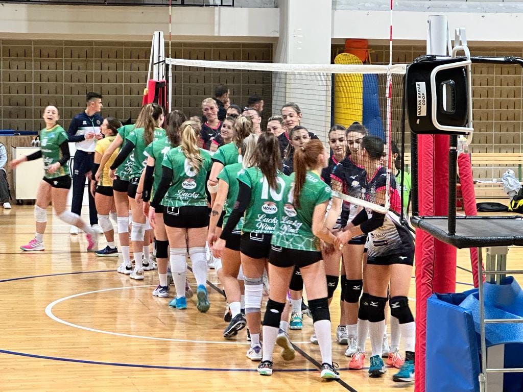 UNA CORIACEA LUCKY WIND TREVI CADE  A CESENA 3-1 (26-28, 12-25, 25-19, 25-27)