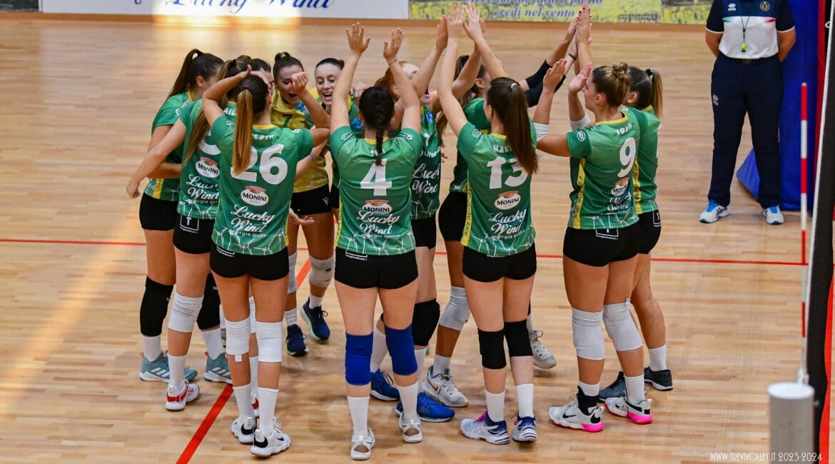 UNA LUCKY WIND BATTAGLIERA SOCCOMBE CONTRO PIERALISI VOLLEY 1-3 (18-25, 25-22, 10-25, 22-25)