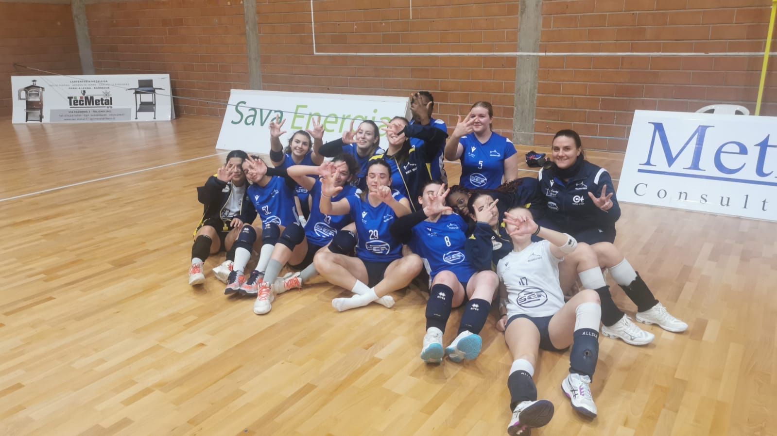 LA TREVI VOLLEY DI SECONDA DIVISIONE COMPLETA LA SERATA